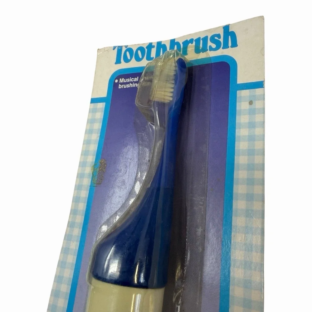 Vintage 1986 Playskool‎ Musical Tooth Brush Scrubbing Bubbles NEW OLD STOCK